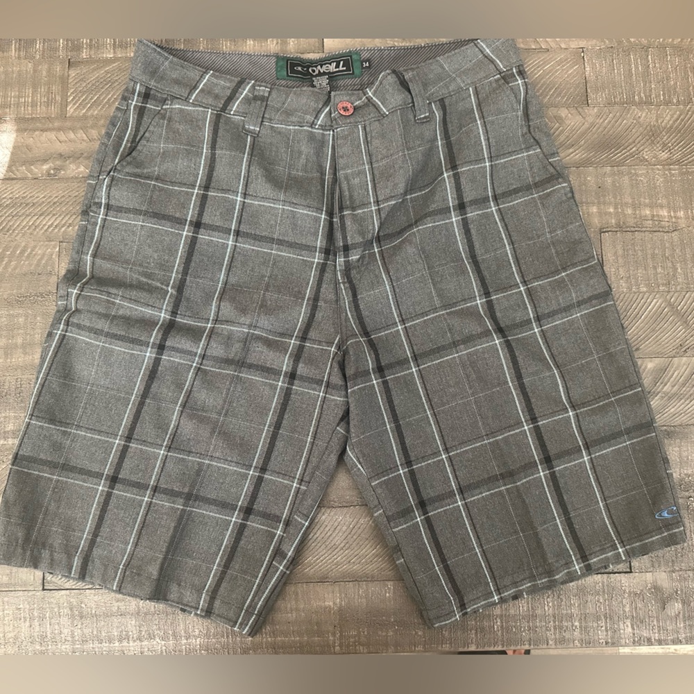 O’Neill Flat Front Plaid Shorts